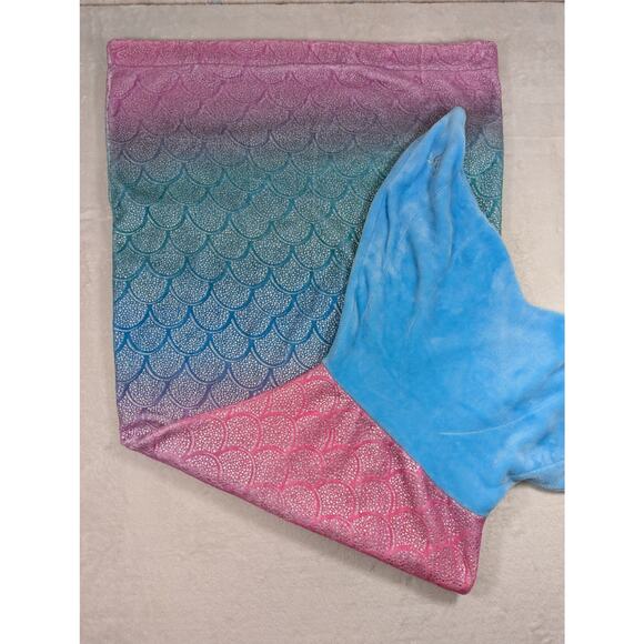 Mermaid Throw Blanket Large Adult Size - Picture 2 of 6